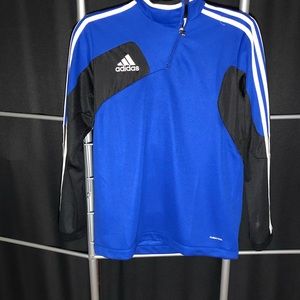 Boys Adidas 1/4 Zip Pullover